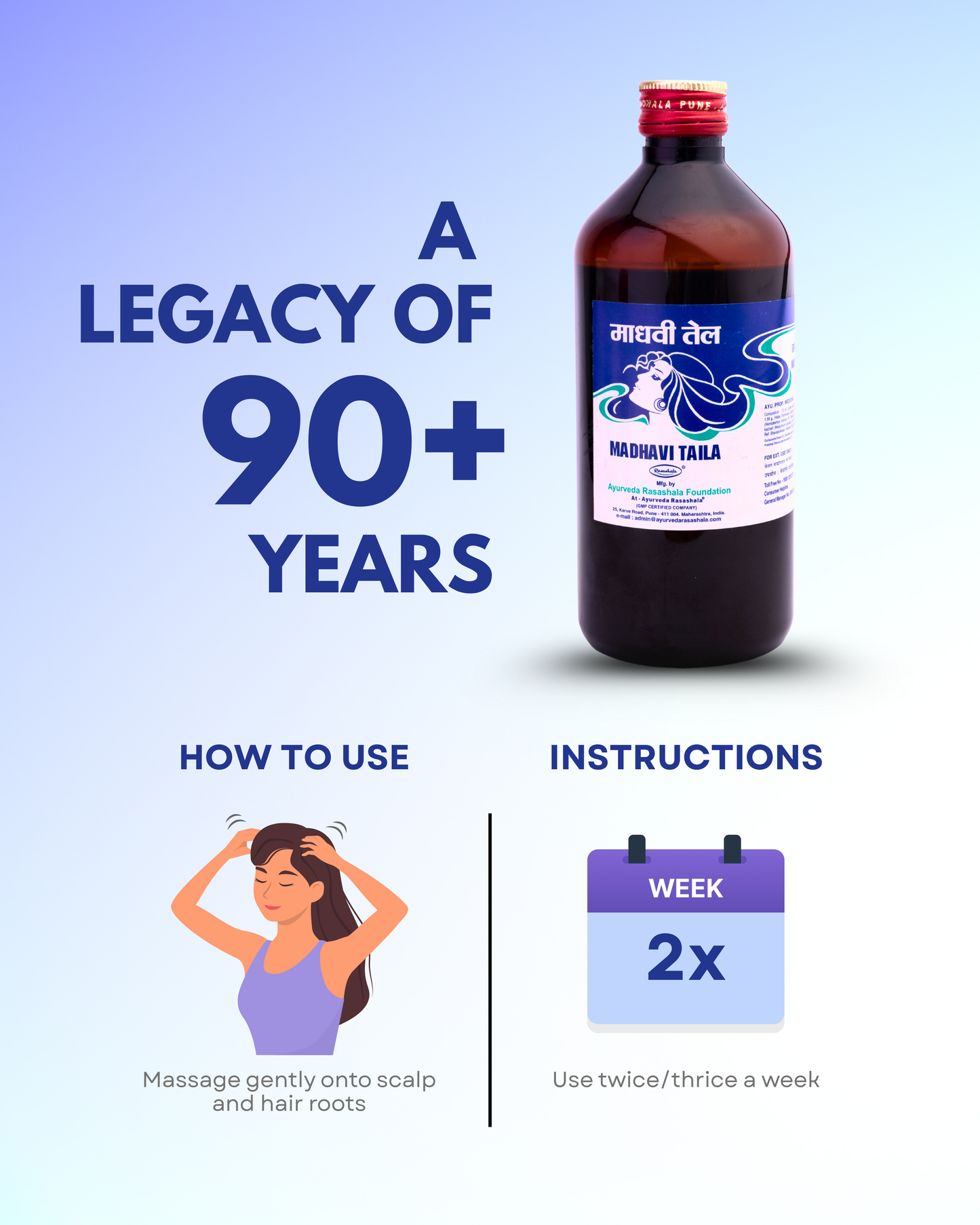 Madhavi Tail – Ayurvedic Hair Oil for Hair Growth & Hair Fall Control