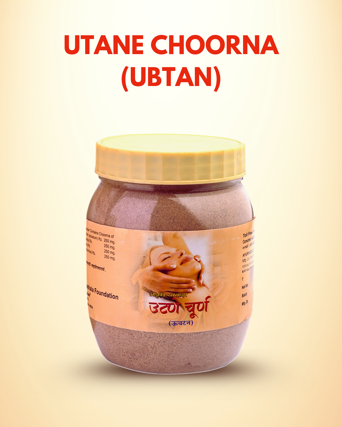 Utane Choorna (Ubtan) – Ayurvedic Bath Powder for Glowing Skin & Body Odor Control