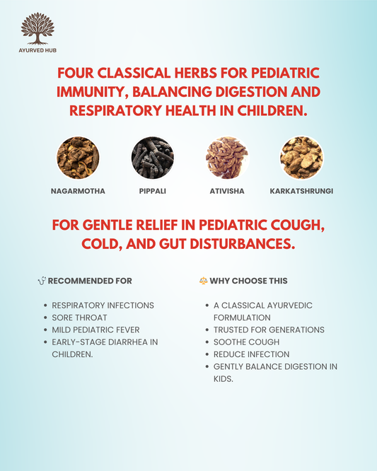 Balachaturbhadra Syrup - Traditional Ayurvedic Support for Infant Wellness ( 100 ml )