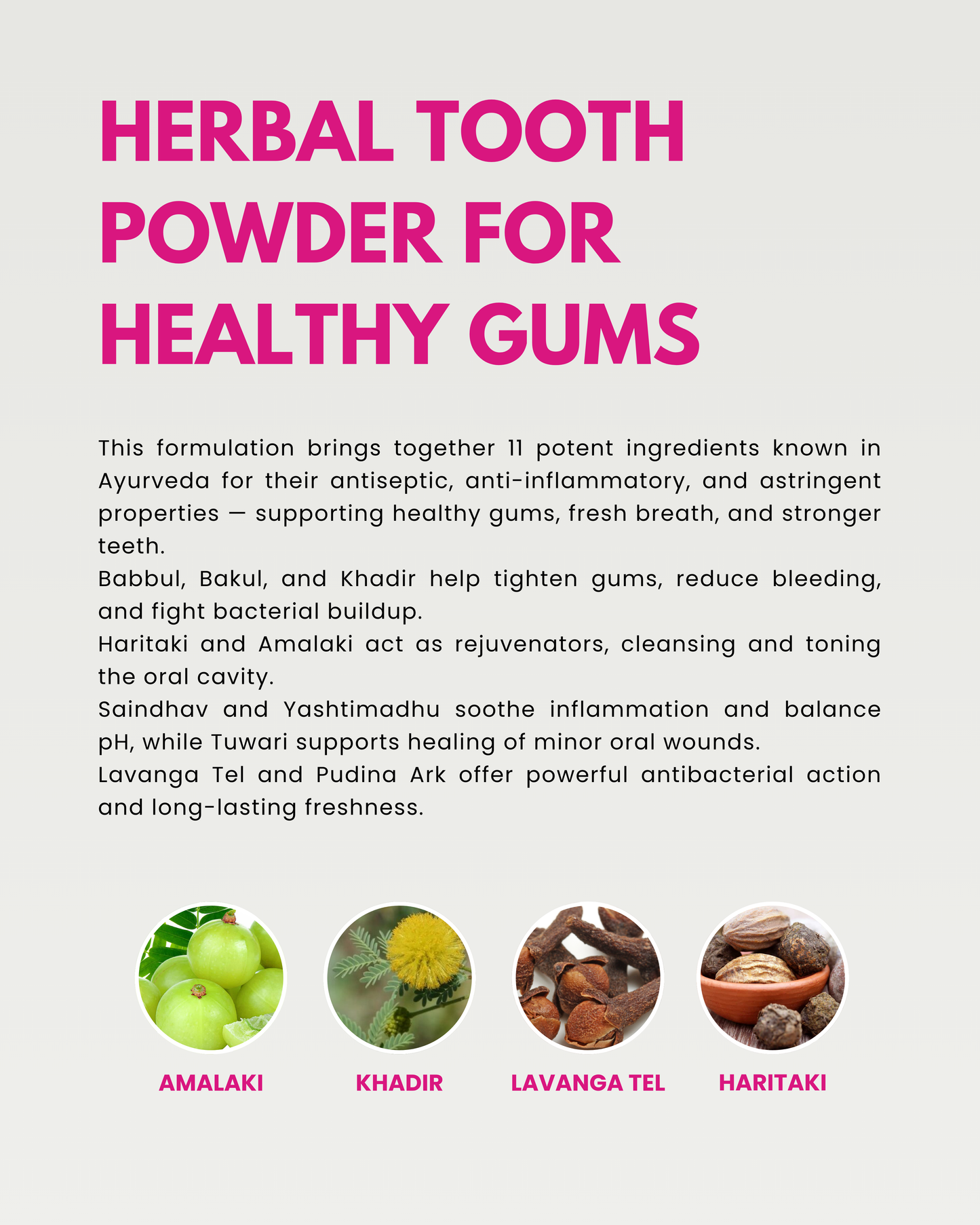 Rasadanti | Herbal Tooth Powder – Strengthens Gums & Freshens Breath