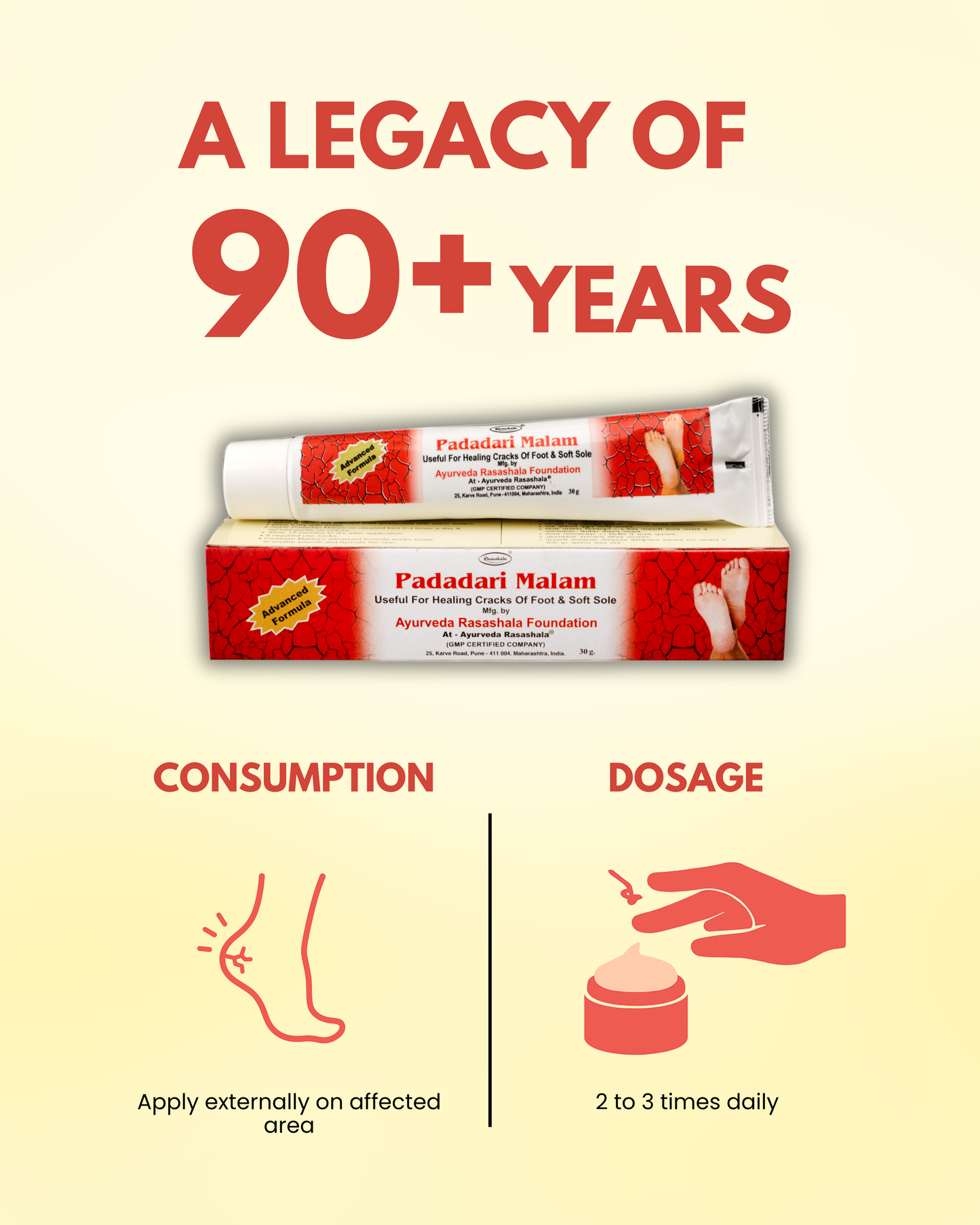 Padari Malam | Ayurvedic Crack Healing Cream – Soothes Cracked Heels & Softens Rough Skin
