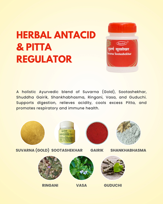 Suvarnasootshekher Ras | Ayurvedic Tablets – Reduces Inflammation & Supports Digestive Balance