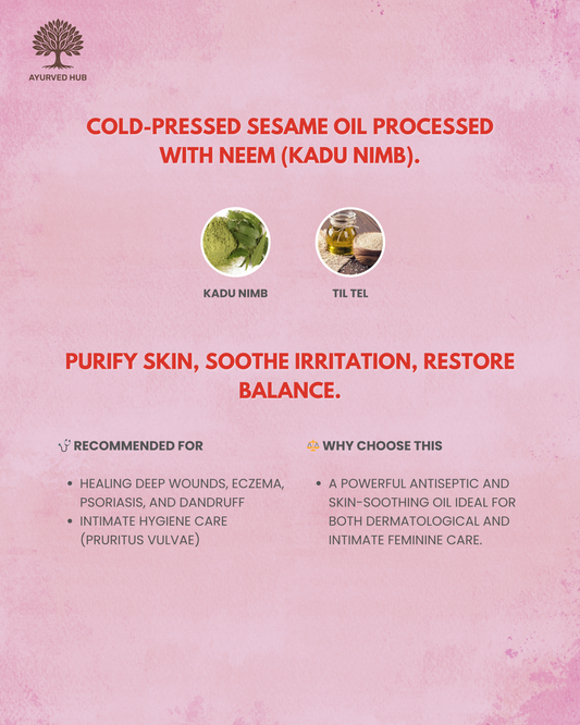 Paribhadra Taila – Ayurvedic Medicated Oil for Skin Irritations & Healing Wounds | Ayurved Rasashala ( 50 ml )