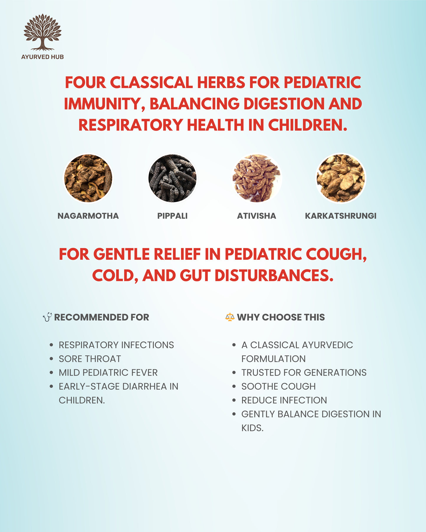 Balachaturbhadra Syrup -  Traditional Ayurvedic Support for Infant Wellness ( 100 ml )