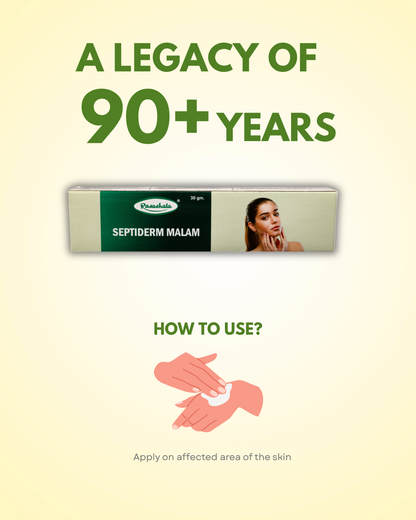 Septiderm – Ayurvedic Skin & Wellness Support (Tablets + Cream)