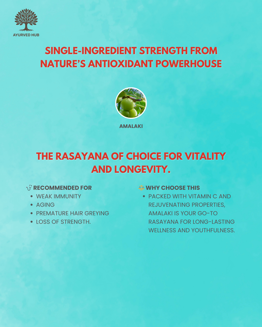 Amalaki Choorna – Rasayana Powder for Vitality & Longevity ( 50 gm ) ( Pack of 2 )