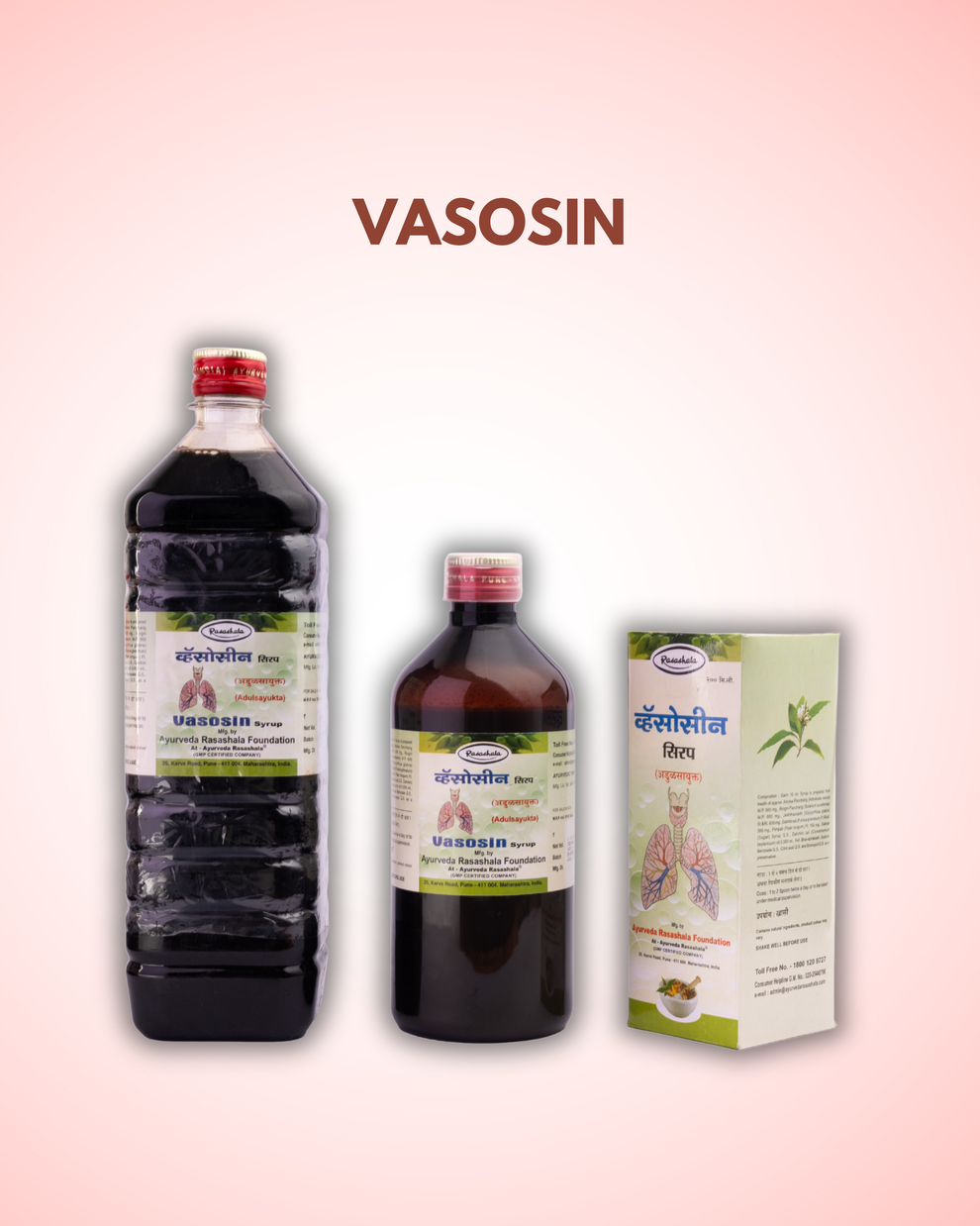 Vasosin Syrup | Traditional Ayurvedic Formula for Natural Respiratory ...