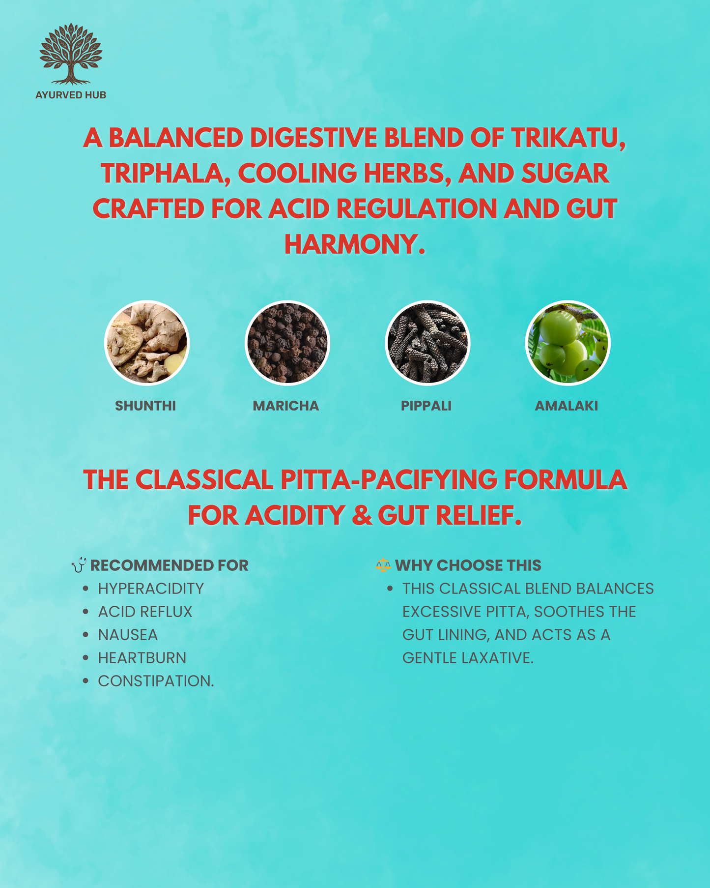 Avipattikar Choorna – Traditional Ayurvedic Powder for Digestive Comfort & Pitta Balance