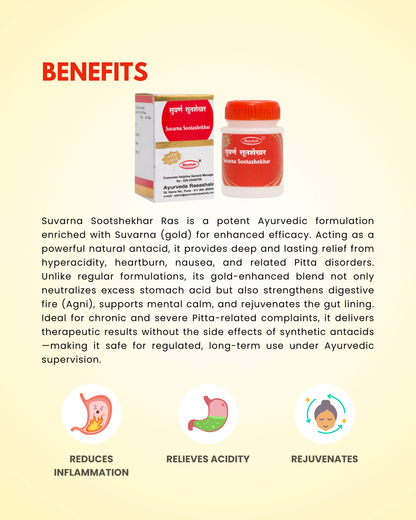 Suvarnasootshekher Ras | Ayurvedic Tablets – Reduces Inflammation & Supports Digestive Balance
