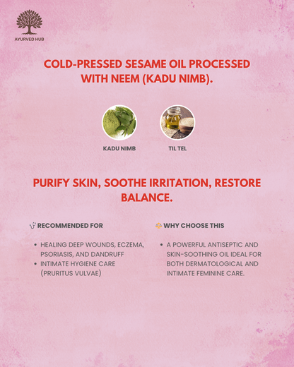 Paribhadra Taila – Ayurvedic Medicated Oil for Skin Irritations & Healing Wounds | Ayurved Rasashala ( 50 ml )
