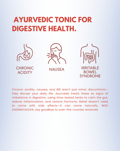 Dadimavaleha – Ayurvedic Digestive Tonic for Acidity, Nausea & IBS Relief