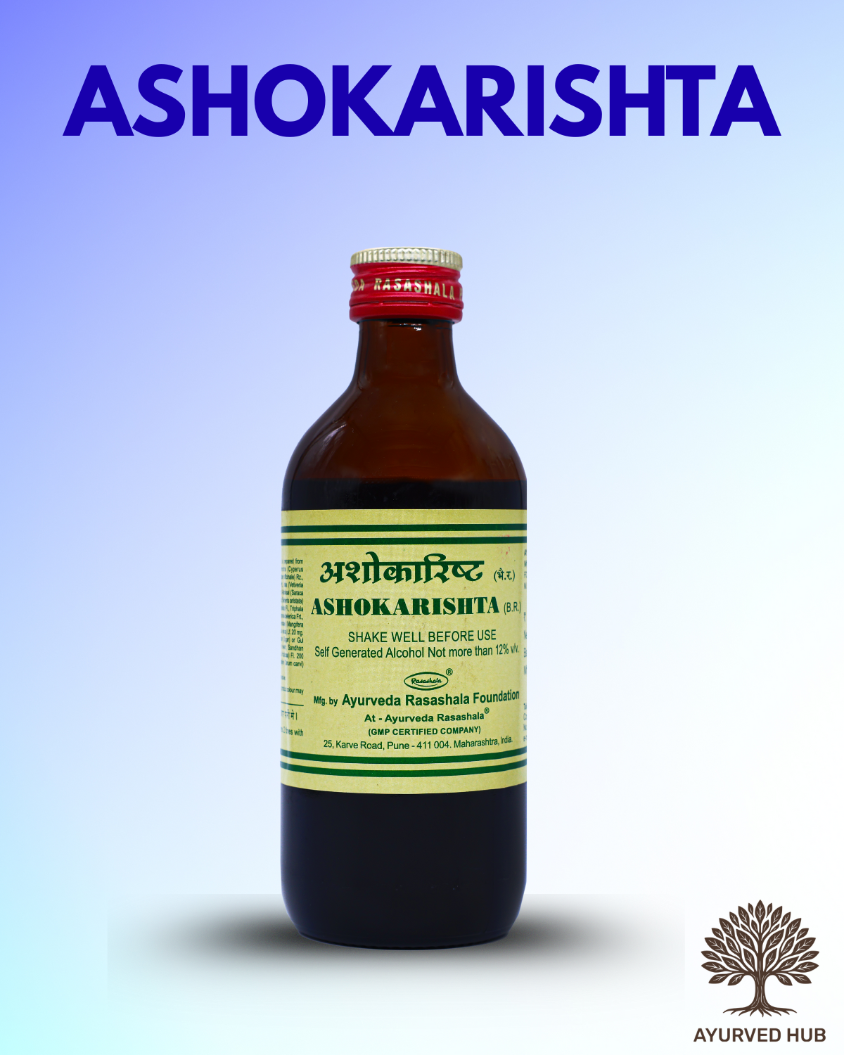 Ashokarishta (1 ltr) – Women’s Ayurvedic Health Tonic for Uterus & Hormone Balance