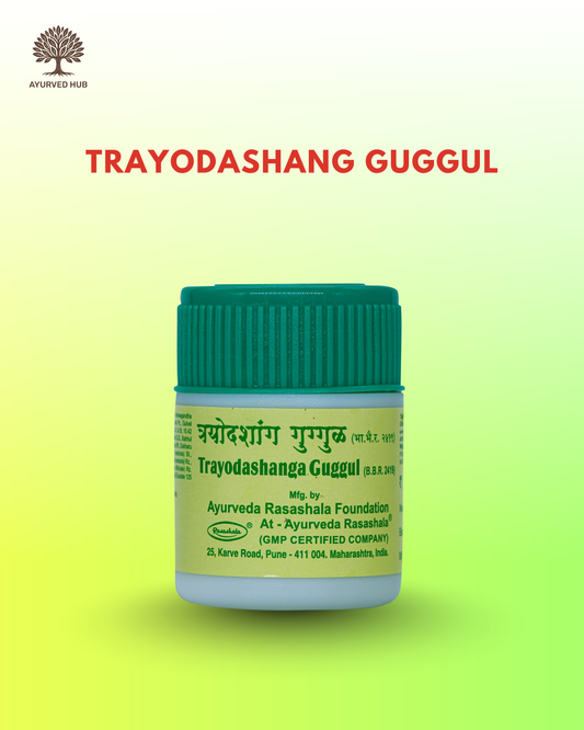 Trayodashang Guggul – Ayurvedic Tablets for Nerve Strength & Joint Mobility