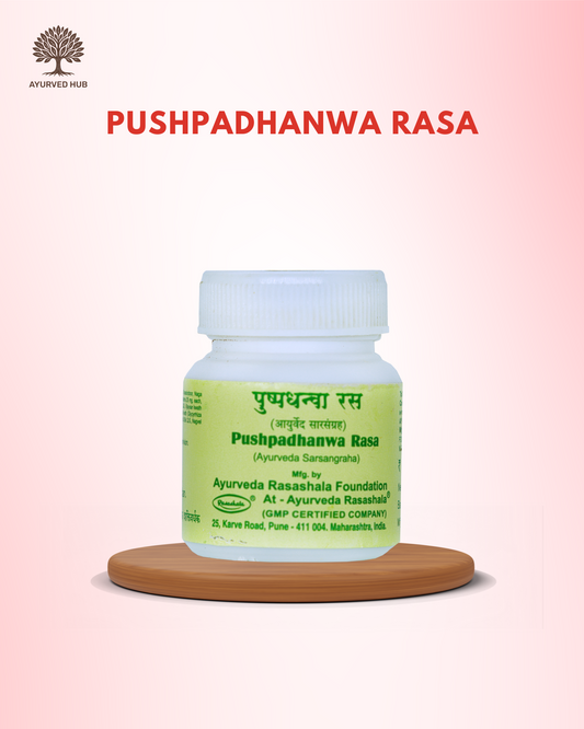 Pushpadhanwa Rasa – Ayurvedic Support for Fertility & Reproductive Wellness | Rasayana for Men & Women