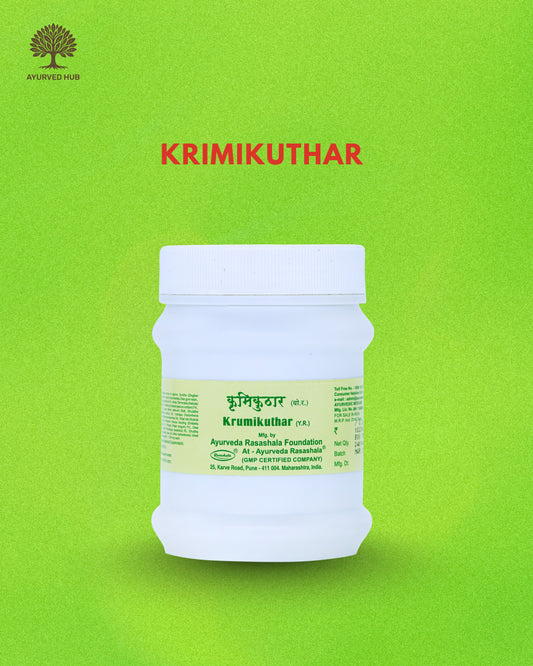Krimikuthar – Ayurvedic Gut Cleanser & Deworming Support