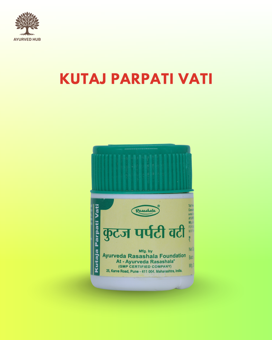 Kutaj Parpati Vati – Ayurvedic Intestinal Wellness & Gut Support Tablets
