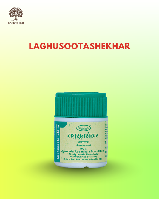 Laghusootashekhar – Ayurvedic Tablets for Acidic Headache, Rash & Pitta Balance