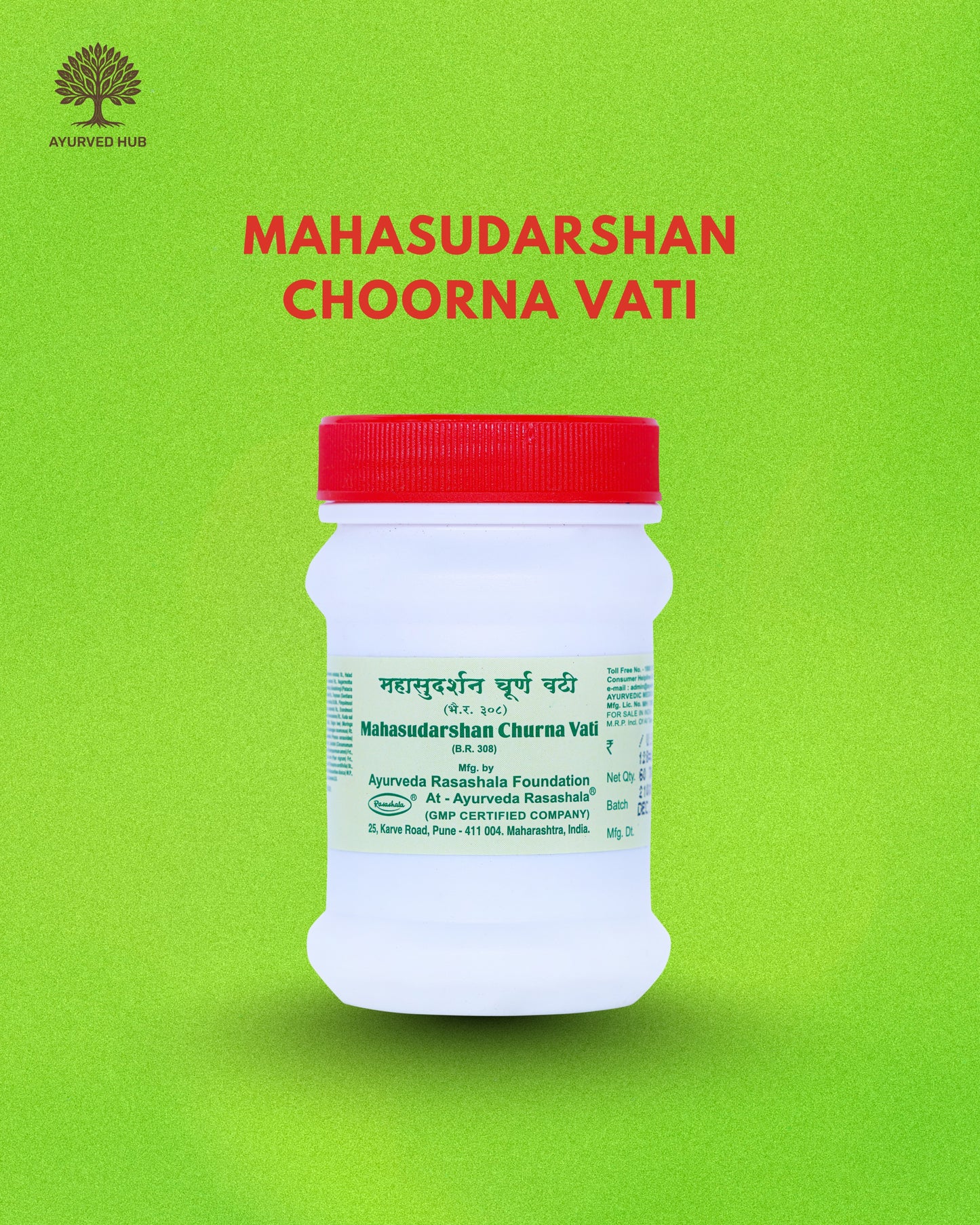 Mahasudarshan Choorna Vati – Ayurvedic Support for Fever, Detox & Respiratory