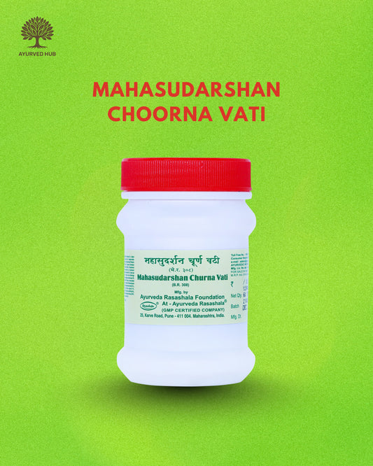 Mahasudarshan Choorna Vati – Ayurvedic Support for Fever, Detox & Respiratory