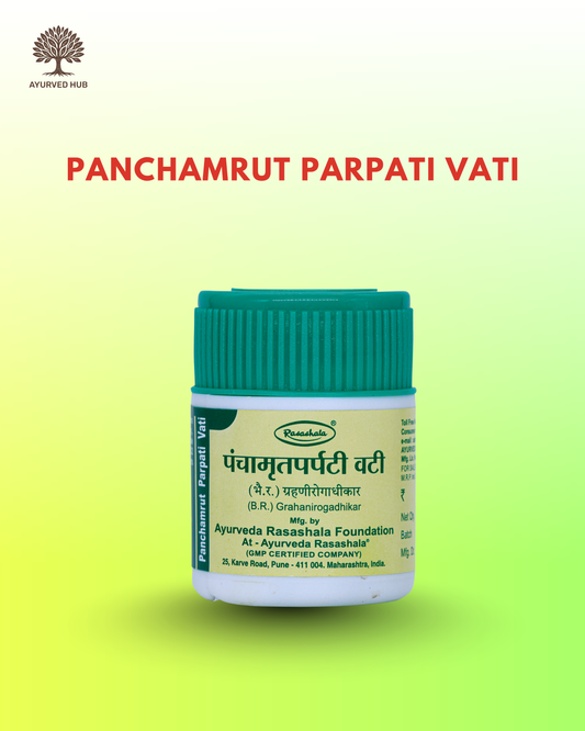 Panchamrut Parpati Vati – Ayurvedic Support for Chronic Bowel Wellness & Nutrient