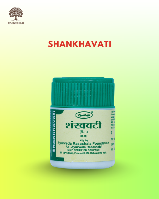 Shankha Vati – Ayurvedic Digestive Support Tablets for Indigestion & Gas Relief