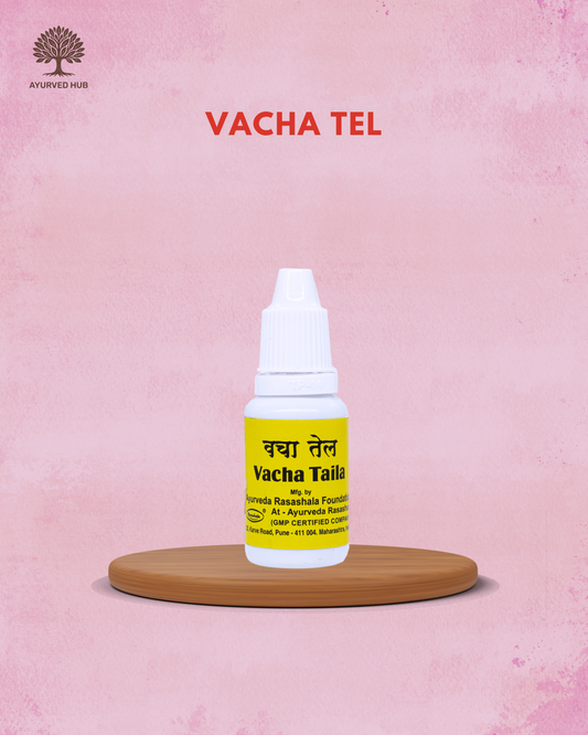 Vacha Taila – Ayurvedic Nasya Oil for Sinus, Rhinitis & Head Heaviness | Ayurved Rasashala ( 15 ml X 3 )