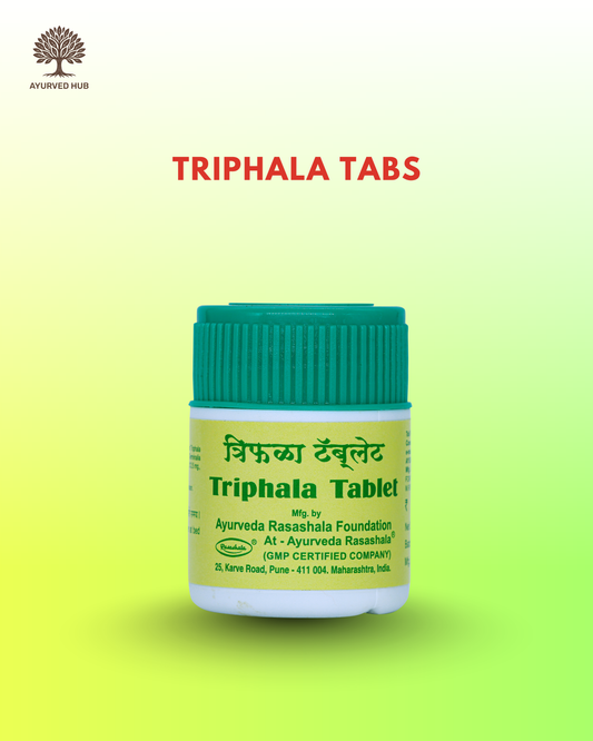 Triphala Tablets – Ayurvedic Detox & Digestive Support | Ayurved Rasashala