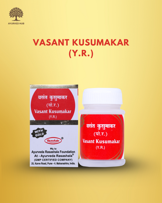 Vasant Kusumakar Ras – Traditional Ayurvedic Rasayana with Suvarna & Herbal Processing