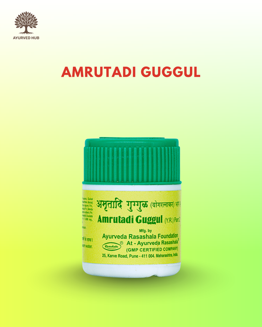 Amrutadi Guggul – Ayurvedic Joint Support & Skin Wellness Tablets