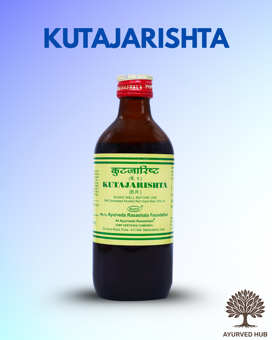 Kutajarishta – Herbal Tonic for Digestive Disorders, Mucous Stools & Piles