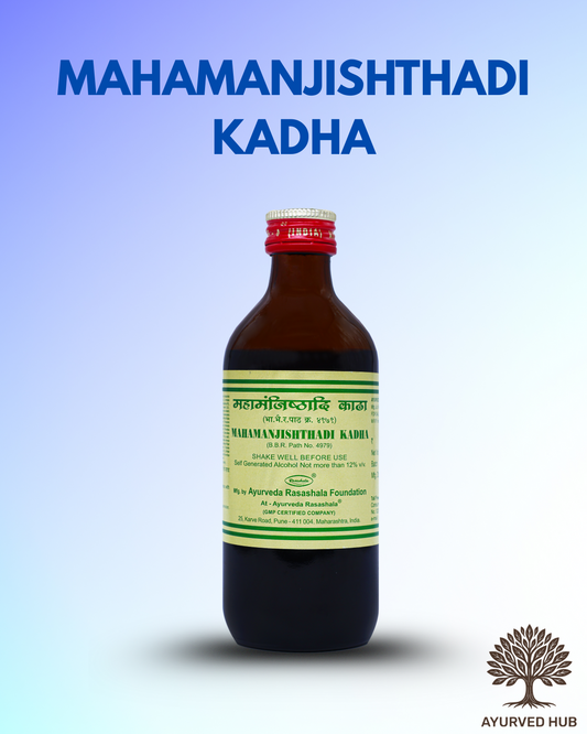 Mahamanjishthadi Quath (1 ltr) – Ayurvedic Blood Purifier for Skin & Vascular Disorders