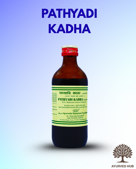 Pathyadi Kadha (1 ltr) – Ayurvedic Remedy for Migraine, Eye Strain & Sinus Issues