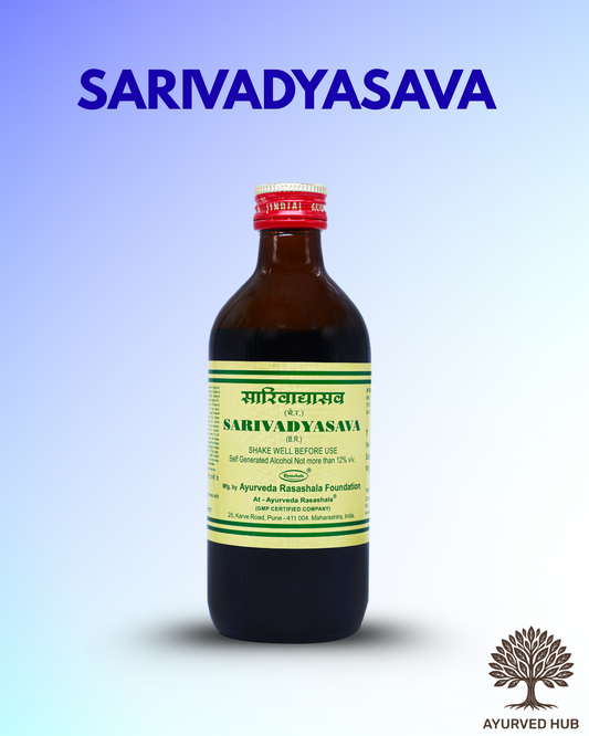 Sarivadyasava (1 ltr) – Ayurvedic Blood Purifier for Skin Health, Dengue & Immunity