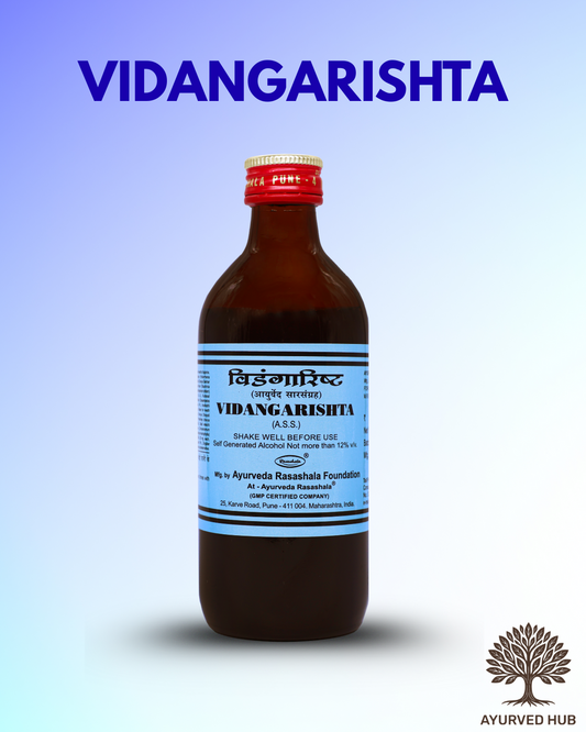 Vidangarishta (1 ltr) – Ayurvedic Tonic for Worm Infestation, Digestion & Skin Health