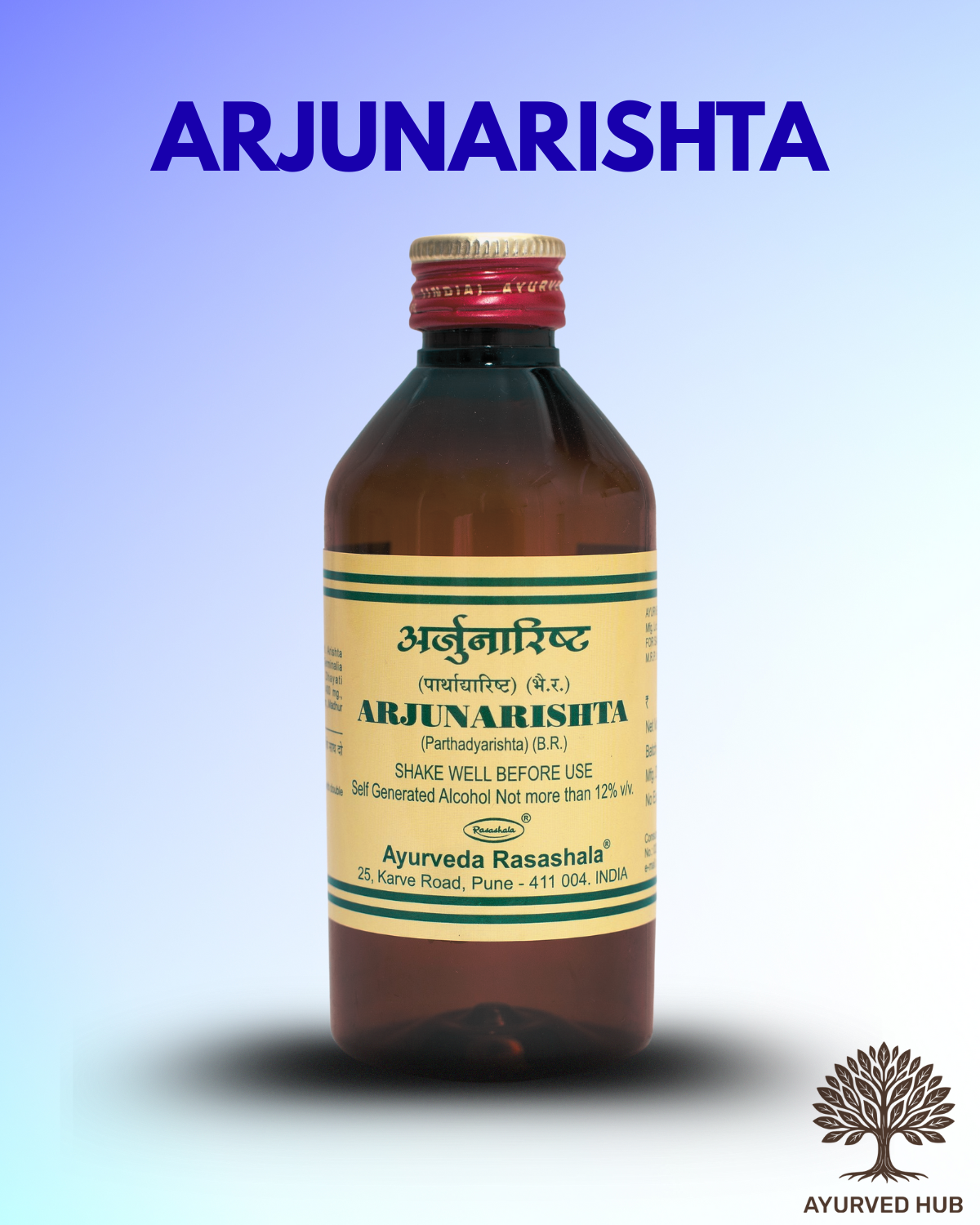 Arjunarishta – Ayurvedic Tonic for Heart Health & Strength ( 1 ltr